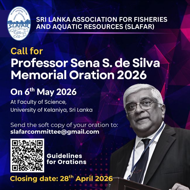 Professor Sena S. de Silva Memorial Oration 2026